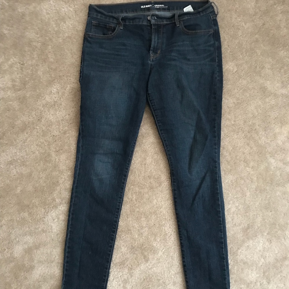 Dark wash jeans